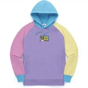 Color Block Hoodie Teddy Fresh x Spongebob
